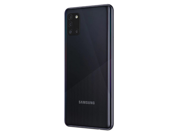 Smartphone Samsung Galaxy A31:
Procesador Octa Core (hasta 2.0 GHz),
Memoria RAM de 4GB, Almacenamiento de 128GB,
Pantalla Super AMOLED de 6.4