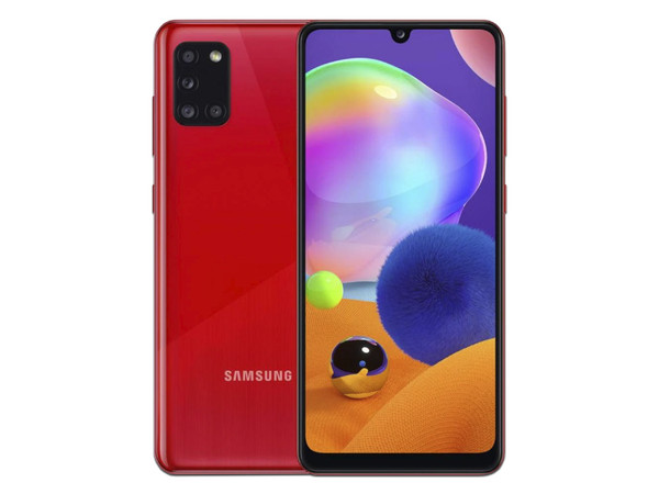 Smartphone Samsung Galaxy A31:
Procesador Octa Core (hasta 2.0 GHz),
Memoria RAM de 4GB, Almacenamiento de 128GB,
Pantalla Súper AMOLED de 6.4