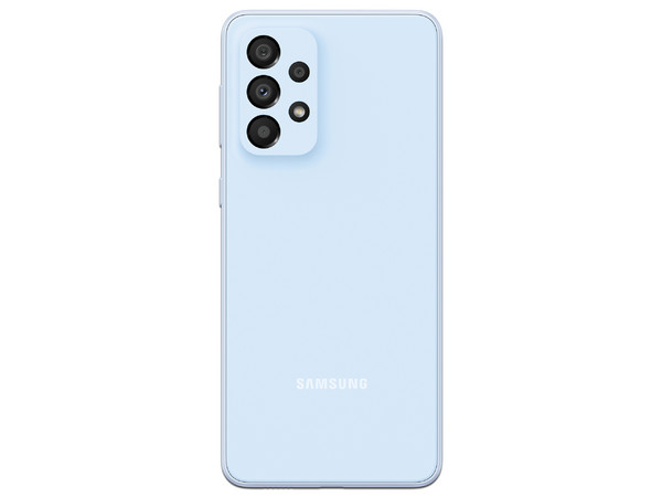 Smartphone Samsung Galaxy A33:
Procesador Octa Core (hasta 2.4 GHz),
Memoria RAM de 6GB, Almacenamiento de 128GB,
Pantalla Super AMOLED de 6.4