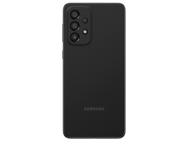 Smartphone Samsung Galaxy A33:
Procesador Octa Core (hasta 2.4 GHz),
Memoria RAM de 6GB, Almacenamiento de 128GB,
Pantalla Super AMOLED de 6.4