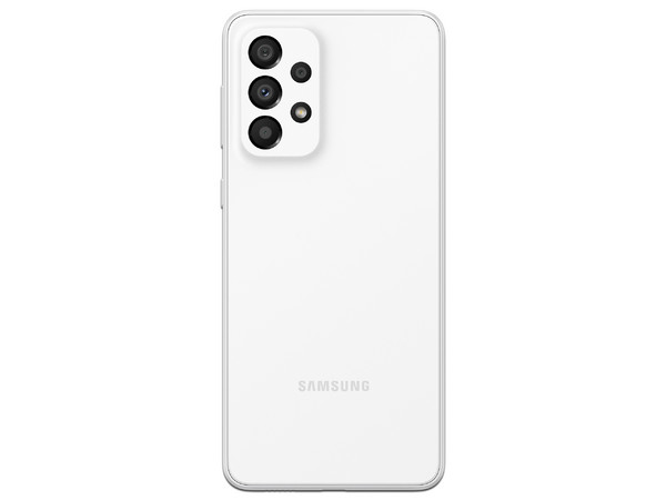 Smartphone Samsung Galaxy A33:
Procesador Octa Core (hasta 2.40 GHz),
Memoria RAM de 6GB, Almacenamiento de 128GB,
Pantalla Super AMOLED de 6.4