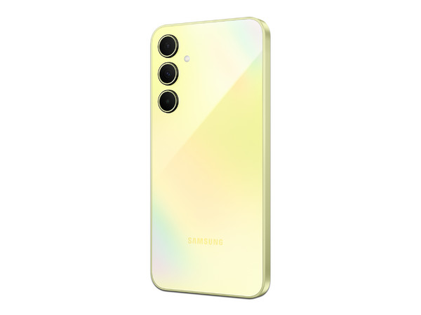 Smartphone Samsung Galaxy A35 5G:
Procesador Octa Core (hasta 2.4 GHz),
Memoria RAM de 8GB, Almacenamiento de 128GB,
Pantalla Super AMOLED de 6.6