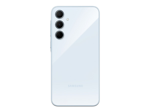 Smartphone Samsung Galaxy A35 5G:
Procesador Octa Core (2.4 GHz),
Memoria RAM de 8GB, Almacenamiento de 128GB,
Pantalla Super AMOLED de 6.6