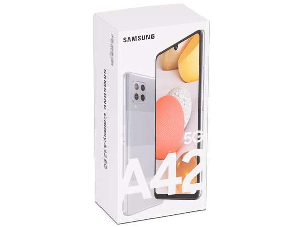 Smartphone Samsung Galaxy A42:
Procesador Qualcomm SM7225 Snapdragon 750 Octa Core (hasta 2.2 GHz),
Memoria RAM de 8GB, Almacenamiento de 128GB,
Pantalla LED Multi Touch de 6.67