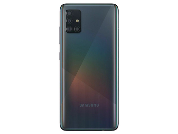 Smartphone Samsung Galaxy A51:
Procesador Octa core (hasta 2.30 GHz),
Memoria RAM de 4GB, Almacenamiento de 128GB,
Pantalla LED Multi Touch de 6.5