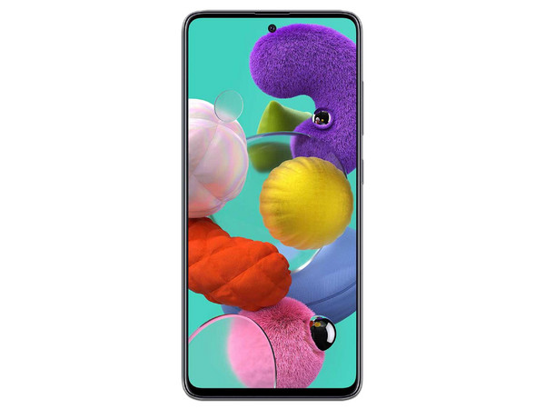 Smartphone Samsung Galaxy A51:
Procesador Octa core (hasta 2.30 GHz),
Memoria RAM de 4GB, Almacenamiento de 128GB,
Pantalla LED Multi Touch de 6.5