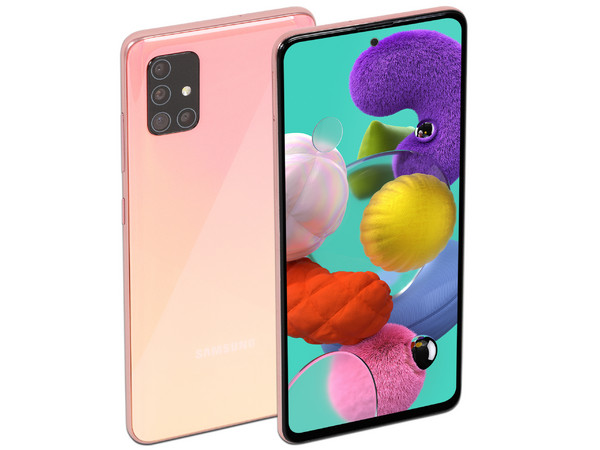 Smartphone Samsung Galaxy A51:
Procesador Octa core (hasta 2.30GHz),
Memoria RAM de 6GB, Almacenamiento de 128GB,
Pantalla Súper AMOLED de 6.3