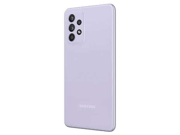 Smartphone Samsung Galaxy A52:
Procesador Octa Core (hasta 2.3 GHz),
Memoria RAM de 6GB, Almacenamiento de 128GB,
Pantalla Super AMOLED de 6.5