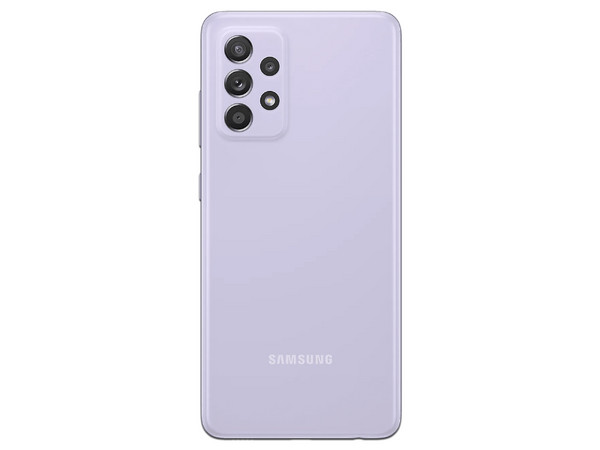 Smartphone Samsung Galaxy A52:
Procesador Octa Core (hasta 2.3 GHz),
Memoria RAM de 6GB, Almacenamiento de 128GB,
Pantalla Super AMOLED de 6.5