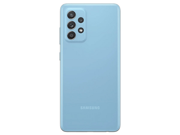 Smartphone Samsung Galaxy A52:
Procesador Octa Core (hasta 2.3 GHz),
Memoria RAM de 6GB, Almacenamiento de 128GB,
Pantalla Super AMOLED de 6.5