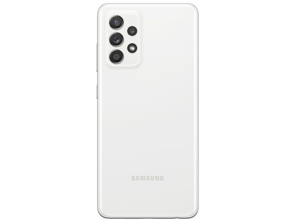 Smartphone Samsung Galaxy A52:
Procesador Snapdragon 720G (hasta 2.3 GHz),
Memoria RAM de 6GB, Almacenamiento de 128GB,
Pantalla Super AMOLED Multi Touch de 6.5