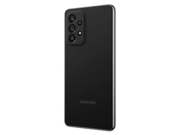 Smartphone Samsung Galaxy A53 5G:
Procesador Octa-Core (hasta 2.40 GHz),
Memoria RAM de 8GB, Almacenamiento de 128GB,
Pantalla Super AMOLED de 6.5
