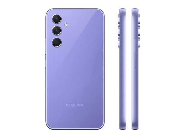 Smartphone Samsung Galaxy A54 5G:
Procesador Octa Core (hasta 2.4 GHz),
Memoria RAM de 8GB,
Almacenamiento de 128GB,
Pantalla AMOLED Multi Touch de 6.3