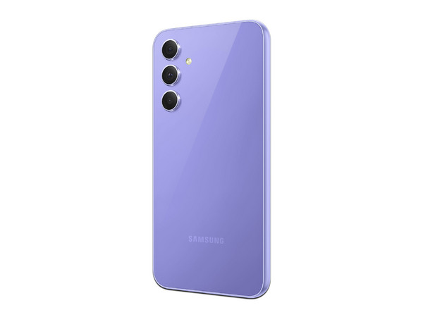 Smartphone Samsung Galaxy A54 5G:
Procesador Octa Core (hasta 2.4 GHz),
Memoria RAM de 8GB,
Almacenamiento de 128GB,
Pantalla AMOLED Multi Touch de 6.3