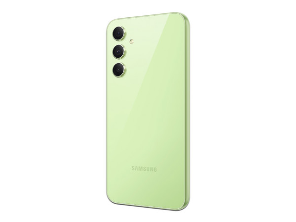 Smartphone Samsung Galaxy A54 5G:
Procesador Octa Core (hasta 2.0 GHz),
Memoria RAM de 8GB, Almacenamiento de 128GB,
Pantalla Super AMOLED de 6.4