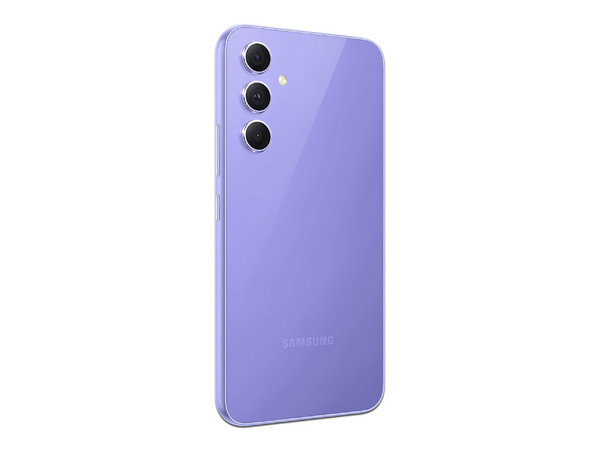 Smartphone Samsung Galaxy A54 5G:
Procesador Octa Core (hasta 2.4 GHz),
Memoria RAM de 8GB,
Almacenamiento de 128GB,
Pantalla Súper AMOLED de 6.4