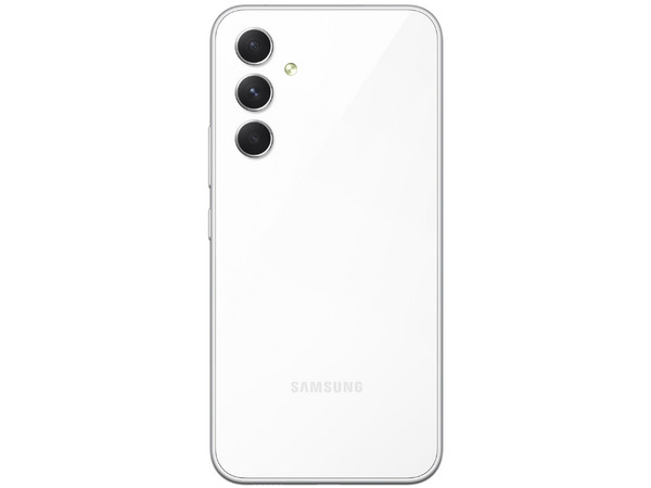 Smartphone Samsung Galaxy A54 5G:
Procesador Octa Core (hasta 2.0 GHz),
Memoria RAM de 8GB, Almacenamiento de 128GB,
Pantalla Super AMOLED de 6.3