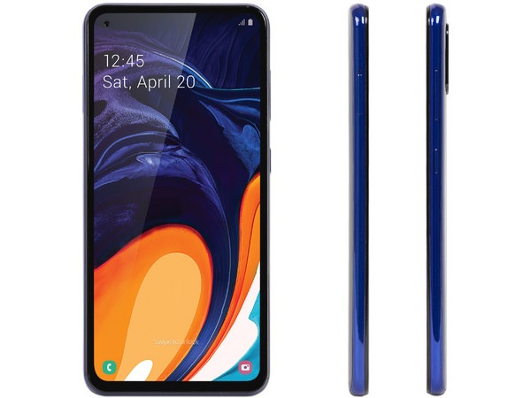 Smartphone Samsung Galaxy A60:
Procesador Snapdragon 675 Octa Core (2.0 GHz),
Memoria RAM de 6GB,
Almacenamiento de 128GB,
Pantalla Infinity-O de 6.1
