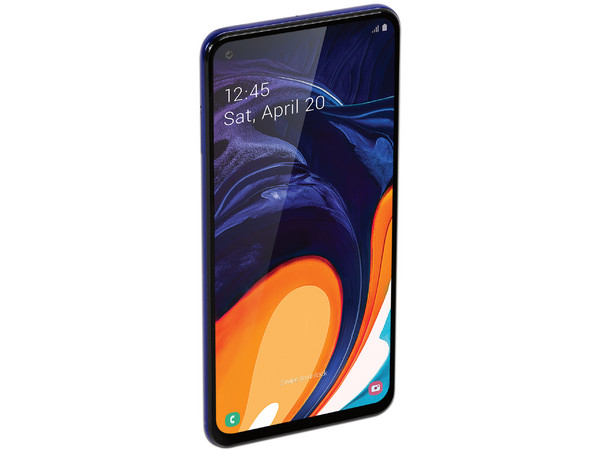 Smartphone Samsung Galaxy A60:
Procesador Snapdragon 675 Octa Core (2.0 GHz),
Memoria RAM de 6GB,
Almacenamiento de 128GB,
Pantalla Infinity-O de 6.1