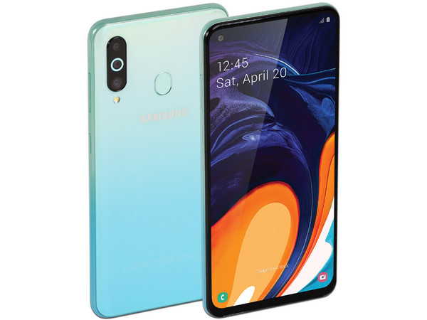 Smartphone Samsung Galaxy A60:
Procesador Snapdragon 675 Octa Core ( 2.0 GHz),
Memoria RAM de 6GB,
Almacenamiento de 128GB,
Pantalla Infinity-O de 6.1