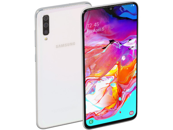 Smartphone Samsung Galaxy A70:
Procesador Snapdragon 675 Octa Core (2.0 GHz),
RAM de 6GB,
Almacenamiento de 128GB,
Pantalla Super AMOLED de 6.5