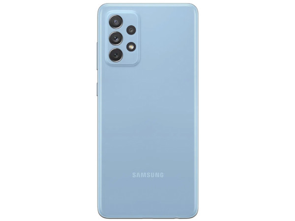Smartphone Samsung Galaxy A72:
Procesador Octa Core (hasta 2.3 GHz),
Memoria RAM de 6GB, Almacenamiento de 128GB,
Pantalla LED Multi Touch de 6.7
