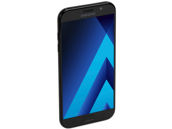 Smartphone Samsung Galaxy A7 (2017):
Procesador Octa Core (1.90 GHz),
Memoria RAM de 3GB, Almacenamiento de 32GB,
(expandible con MicroSD)
Cámaras: 16MP/16MP, Pantalla Super AMOLED de 5.7