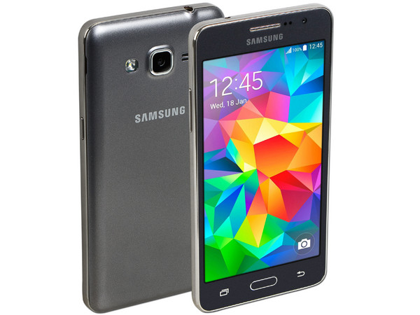 Smartphone Samsung Galaxy Grand Prime:
Procesador Quad Core (1.3 GHz),
Memoria RAM de 1GB, Almacenamiento de 8GB (expandible con microSD),
Pantalla 5.0