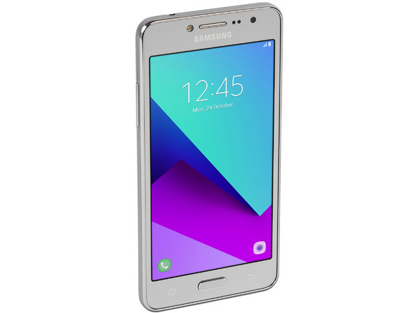 Smartphone Samsung J2 Prime:
Procesador Quad-Core (1.4 GHz),
Memoria RAM de 1.5GB, Almacenamiento de 16GB (expandible con microSD),
Pantalla de 5.0