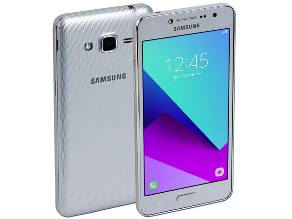 Smartphone Samsung Galaxy Grand Prime +:
Procesador Quad Core (1.4 GHz),
Memoria RAM de 1.5GB, Almacenamiento de 8GB (expandible con microSD),
Pantalla 5.0