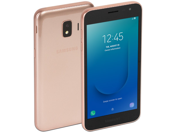 Smartphone Samsung Galaxy J2 Core SM-J260M/DS:
Procesador Quad Core (hasta 1.4GHz),
Memoria RAM de 1GB,
Almacenamiento de 8GB,
Pantalla LED Multi Touch de 5.0