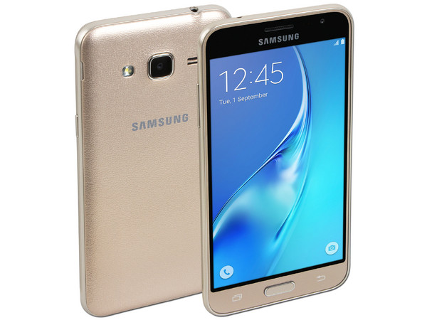Smartphone Samsung Galaxy J3:
Procesador Quad Core (1.5 GHz),
Memoria RAM de 1.5GB, Almacenamiento de 8GB (expandible con microSD),
Pantalla 5.0