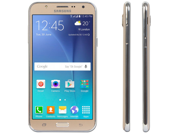 Smartphone Samsung Galaxy J7:
Procesador Octa Core (1.5 GHz),
Memoria RAM de 1.5GB, Almacenamiento de 16GB (expandible con microSD),
Pantalla 5.5