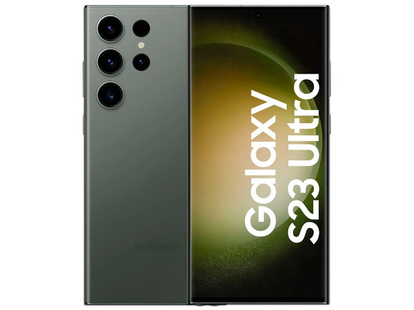 Smartphone Samsung Galaxy S23 Ultra 5G:
Procesador Snapdragon 8 Gen 2 (hasta 3.2Ghz),
Memoria RAM de 12GB, Almacenamiento de 512GB,
Pantalla Dynamic AMOLED 2X de 6.8