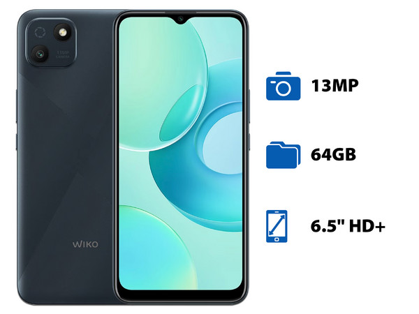 Smartphone WIKO T10:
Procesador Quad-Core (Hasta 2.0 GHz)
Memoria RAM de 2GB, Almacenamiento de 64GB,
Pantalla LED Multi Touch de 6.5
