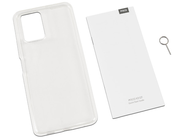 Smartphone Xiaomi POCO X3 GT:
Procesador Mediatek 1100 Octa Core (hasta 2.6 GHz),
Memoria RAM de 8GB, Almacenamiento de 128GB,
Pantalla LED Multi Touch de 6.6