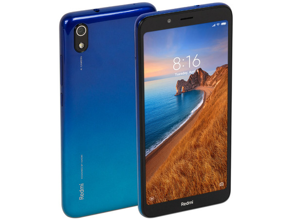 Smartphone Xiaomi Redmi 7A,
Procesador Snapdragon 439 Octa Core (2.0GHz),
Memoria RAM de 2GB, Almacenamiento de 32GB,
Pantalla de 5.45