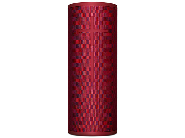 Bocina portátil recargable Logitech Wonder Boom 3, Bluetooth, Color Rojo. Caja Abierta, Producto con desgaste y uso visible.