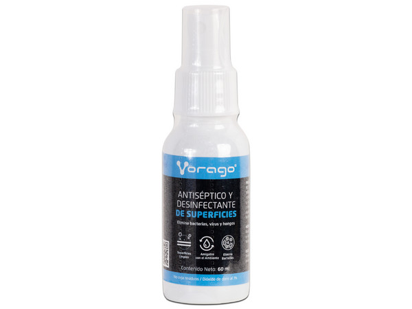 Spray Desinfectante de superficies Vorago de 60ml.