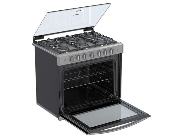 Estufa empotrable Whirlpool WER3000D, con 6 quemadores, 30