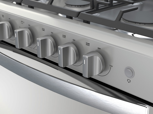 Estufa empotrable Whirlpool WER3000D, con 6 quemadores, 30