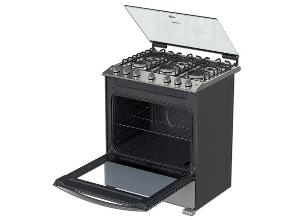 Estufa de Piso Whirlpool WFR3300D, con 6 quemadores, 30