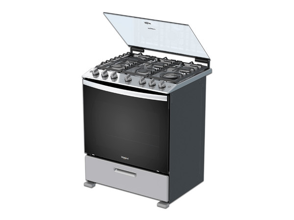 Estufa de Piso Whirlpool WFR5000D, con 6 quemadores, 30