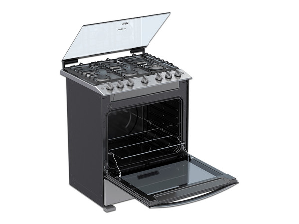 Estufa de Piso Whirlpool WFR5000D, con 6 quemadores, 30