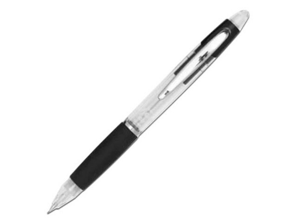 Lapicero Zebra Z-Grip Max Retráctil, Punta de 0.7 mm, Color Negro. Caja con 12 Piezas.