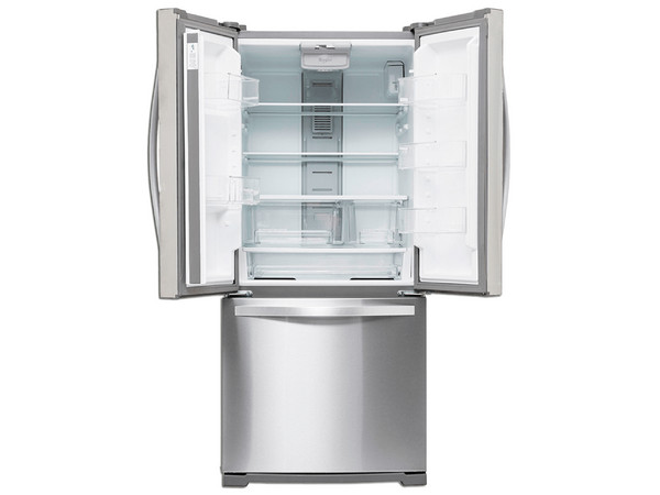 Refrigerador French Door Whirlpool MWRF220SEHM de 20 Pies Cúbicos, 557 L, Dispensador de Agua, 120V, Color Gris.
