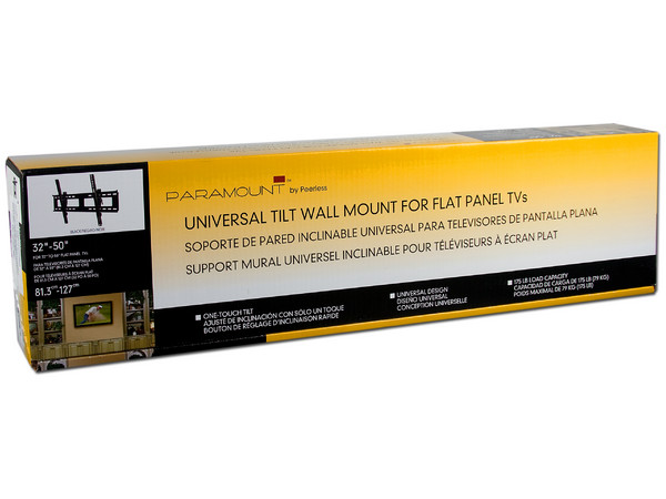 Paramount Soporte de Pared Plano Universal para TV LCD de Pantalla Plana de 32