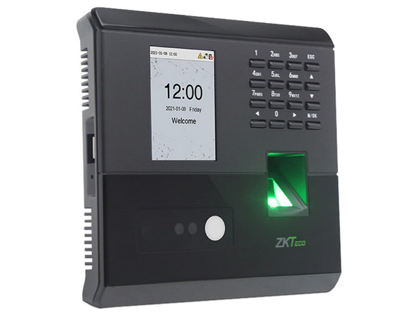 Control de asistencia ZKteco MB10-VL de hasta 400 huellas, 200 rostros, 50,000 eventos con tecnología TCIP. (Reparado)