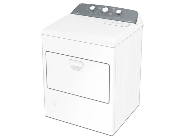 Secadora Whirlpool, Gas natural, Carga Superior 20 kg, AutoDry, color blanco.