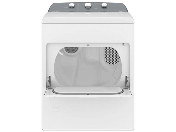 Secadora Whirlpool, Gas natural, Carga Superior 20 kg, AutoDry, color blanco.